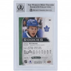 Zach Hyman Toronto Maple Leafs Autographed 2016-17 Upper Deck Parkhurst #363 Beckett Fanatics Witnessed Authenticated 10 Rookie Card