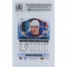 Zach Hyman Edmonton Oilers Autographed 2023-24 Upper Deck Artifacts Polychrome #84 #/65 Beckett Fanatics Witnessed Authenticated 10 Card