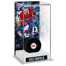 Бокс для шайбы Cole Caufield Montreal Canadiens Fanatics Authentic Бокс для шайбы Cole Caufield Montreal Canadiens Fanatics Authentic
