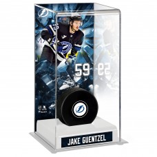 Jake Guentzel Tampa Bay Lightning Fanatics Authentic Deluxe Tall Hockey Puck Case Jake Guentzel Tampa Bay Lightning Fanatics Authentic Deluxe Tall Hockey Puck Case