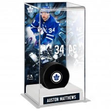 Кейс для шайбы Auston Matthews Toronto Maple Leafs Fanatics Authentic Deluxe Tall