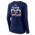 Футболка Fanatics Womens 2025 4 Nations Face-Off Pick-A-Player Long Sleeve V-Neck - Navy