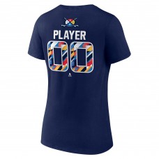 Футболка Fanatics Womens 2025 4 Nations Face-Off Pick-A-Player V-Neck - Navy