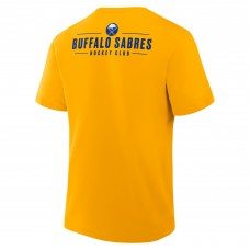 Buffalo Sabres Fanatics Gold Crash The Net Legacy T-Shirt