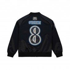 Unisex Washington Capitals Alexander Ovechkin Mitchell & Ness Black Maxxed Out Full-Zip Satin Jacket Unisex Washington Capitals Alexander Ovechkin Mitchell & Ness Black Maxxed Out Full-Zip Satin Jacket