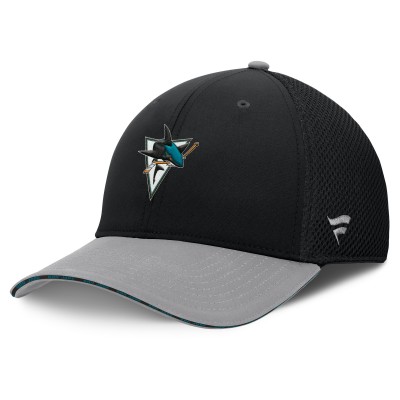 Бейсболка San Jose Sharks Fanatics Black Fundamentals Span