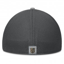 Бейсболка Vegas Golden Knights Fanatics Charcoal Fundamentals Span