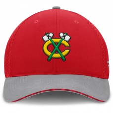 Бейсболка Chicago Blackhawks Fanatics Red Fundamentals Span