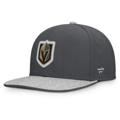 Бейсболка Vegas Golden Knights Fanatics Charcoal Fundamentals Loden
