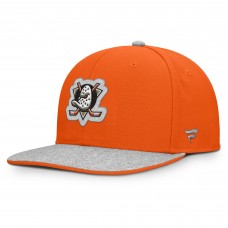 Бейсболка Anaheim Ducks Fanatics Orange Fundamentals Loden