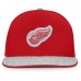 Detroit Red Wings Fanatics Red Fundamentals Loden Snapback Hat