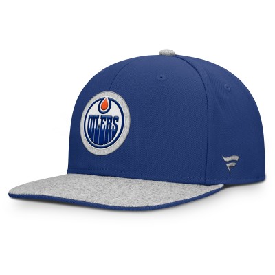 Edmonton Oilers Fanatics Royal Fundamentals Loden Snapback Hat