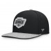 Los Angeles Kings Fanatics Black Fundamentals Loden Snapback Hat