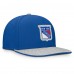 New York Rangers Fanatics Blue Fundamentals Loden Snapback Hat