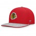 Бейсболка Chicago Blackhawks Fanatics Red Fundamentals Loden