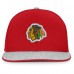 Бейсболка Chicago Blackhawks Fanatics Red Fundamentals Loden
