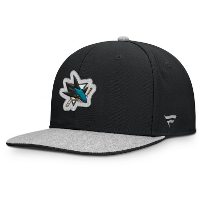 Бейсболка San Jose Sharks Fanatics Black Fundamentals Loden