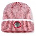 Шапка Chicago Blackhawks Fanatics Red/White Fundamental Haze Cuffed Knit