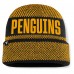 Шапка Pittsburgh Penguins Fanatics Black/Gold Fundamentals Shelter Cuffed Knit