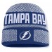 Tampa Bay Lightning Fanatics Blue/White Fundamentals Shelter Cuffed Knit Hat