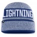 Tampa Bay Lightning Fanatics Blue/White Fundamentals Shelter Cuffed Knit Hat