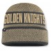 Шапка Vegas Golden Knights Fanatics Charcoal/Gold Fundamentals Shelter Cuffed Knit