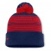 Шапка с помпоном Washington Capitals Fanatics Navy Fundamental Spirit Cuffed Knit
