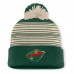 Шапка с помпоном Minnesota Wild Fanatics Green Fundamental Spirit Cuffed Knit