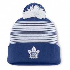 Шапка Toronto Maple Leafs Fanatics Blue Fundamental Spirit Cuffed Pom Knit