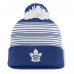 Шапка Toronto Maple Leafs Fanatics Blue Fundamental Spirit Cuffed Pom Knit