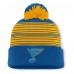 St. Louis Blues Fanatics Navy Fundamental Spirit Cuffed Pom Knit Hat