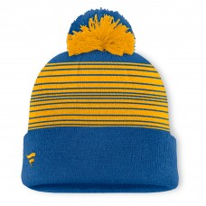 St. Louis Blues Fanatics Navy Fundamental Spirit Cuffed Pom Knit Hat