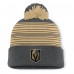 Vegas Golden Knights Fanatics Gray Fundamental Spirit Cuffed Pom Knit Hat