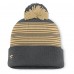 Vegas Golden Knights Fanatics Gray Fundamental Spirit Cuffed Pom Knit Hat