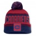 Шапка с помпоном Montreal Canadiens Fanatics Navy/Red Fundamentals Thrive