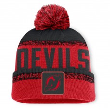 Шапка с помпоном New Jersey Devils Fanatics Red/Black Fundamentals Thrive Шапка с помпоном New Jersey Devils Fanatics Red/Black Fundamentals Thrive
