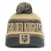 Шапка с помпоном Vegas Golden Knights Fanatics Charcoal/Gold Fundamentals Thrive