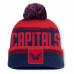 Шапка с помпоном Washington Capitals Fanatics Navy/Red Fundamentals Thrive