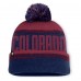 Шапка с помпоном Colorado Avalanche Fanatics Navy/Burgundy Fundamentals Thrive