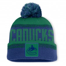 Шапка с помпоном Vancouver Canucks Fanatics Blue/Green Fundamentals Thrive
