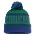 Шапка с помпоном Vancouver Canucks Fanatics Blue/Green Fundamentals Thrive