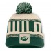 Шапка с помпоном Minnesota Wild Fanatics Green/Cream Fundamentals Thrive