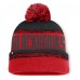 Шапка с помпоном Chicago Blackhawks Fanatics Red/Black Fundamentals Thrive