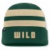 Шапка Minnesota Wild Fanatics Green/Cream Fundamental Swipe Stripe Cuffed Knit