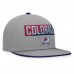 Бейсболка Colorado Avalanche Fanatics Gray Fundamentals Duo Split Logo