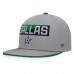 Dallas Stars Fanatics Gray Fundamentals Duo Split Logo Snapback Hat Dallas Stars Fanatics Gray Fundamentals Duo Split Logo Snapback Hat