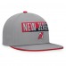 Бейсболка New Jersey Devils Fanatics Gray Fundamentals Duo Split Logo