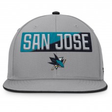 Бейсболка San Jose Sharks Fanatics Gray Fundamentals Duo Split Logo Бейсболка San Jose Sharks Fanatics Gray Fundamentals Duo Split Logo