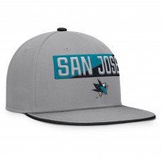 Бейсболка San Jose Sharks Fanatics Gray Fundamentals Duo Split Logo Бейсболка San Jose Sharks Fanatics Gray Fundamentals Duo Split Logo