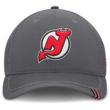 Бейсболка New Jersey Devils Fanatics Gray Clincher Team Stripes Бейсболка New Jersey Devils Fanatics Gray Clincher Team Stripes